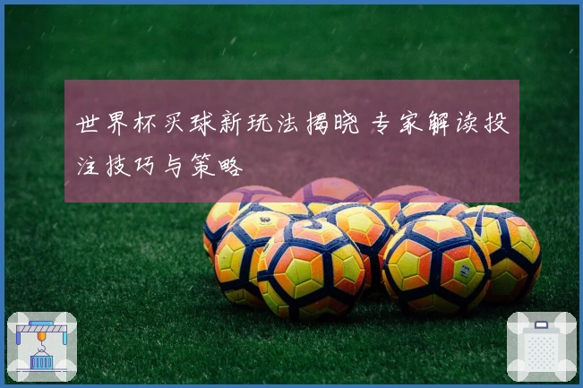 世界杯买球新玩法揭晓 专家解读投注技巧与策略